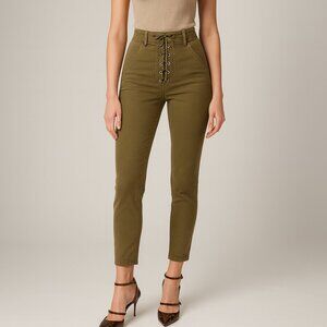 A.L.C. Kyle Lace-Up Pants Olive 0